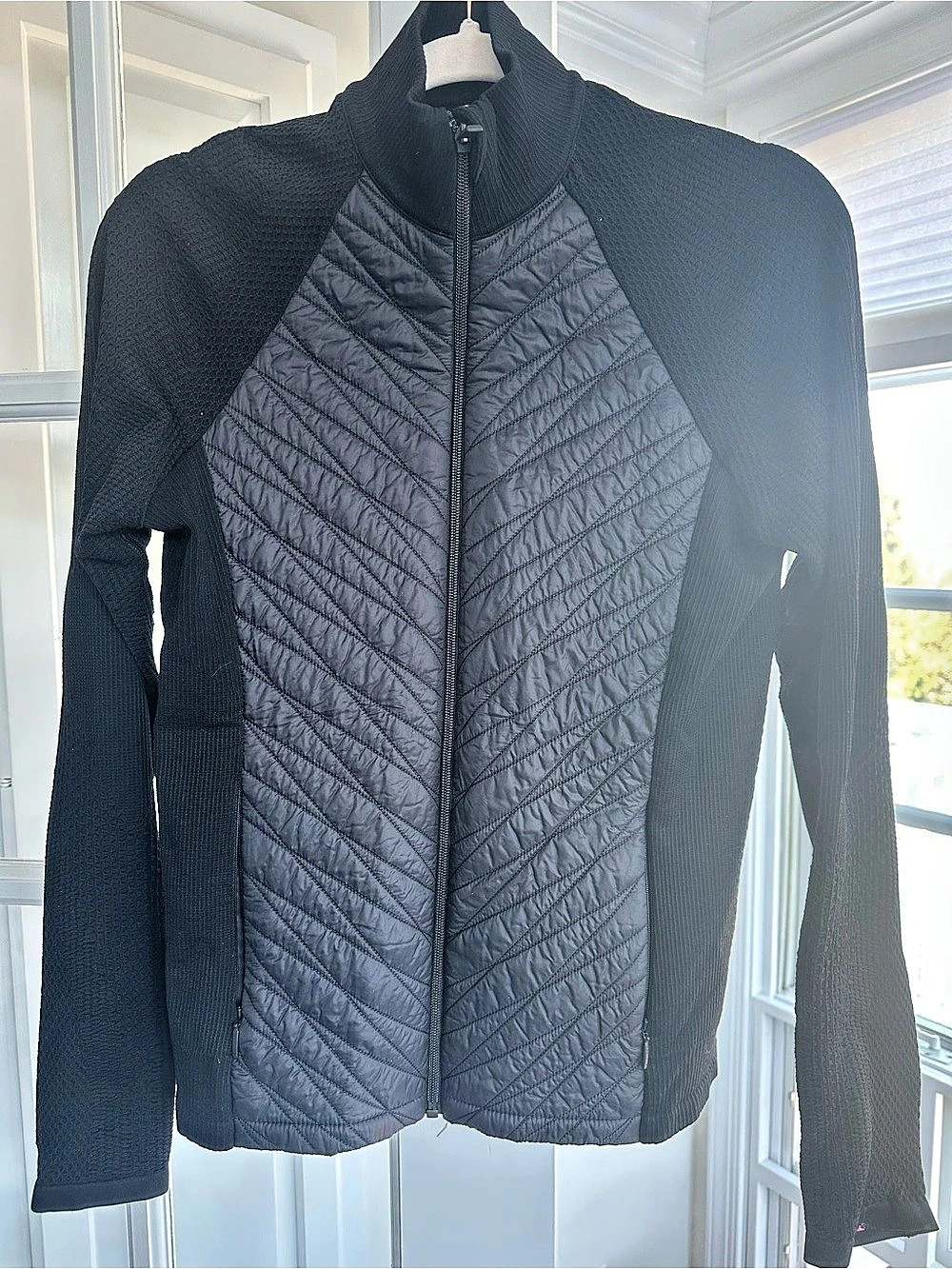 Athleta Flurry Force Insulated PrimaLoft Jacket 2.0 Black Large